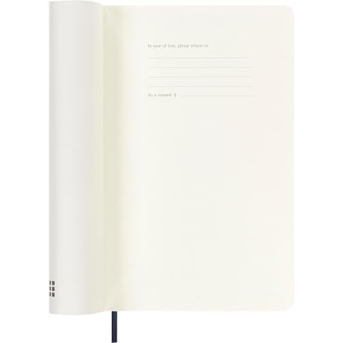 Moleskine Classic 18 Month 2025-2026 Weekly Planner, Soft Cover, Large (5" x 8.25"), Sapphire Blue, 208 pages