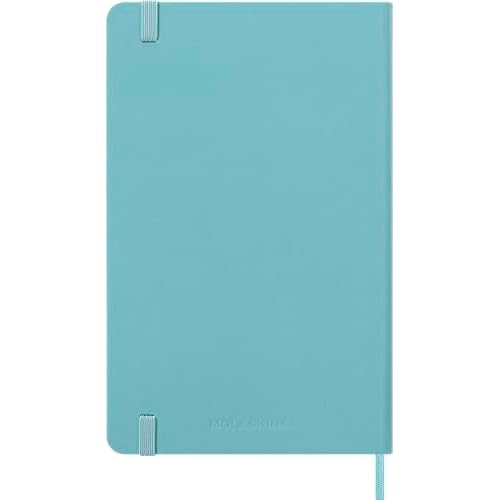 Moleskine Classic 12 Month 2026 Weekly Planner, Hard Cover, Large (5" x 8.25"), Aquamarine, 144 pages