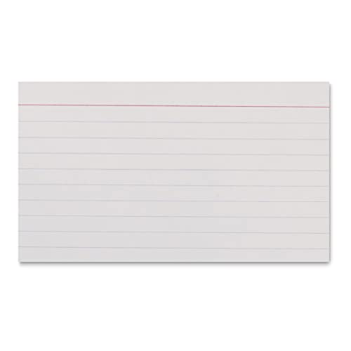 Amazon Basics Heavy Weight Ruled Index Cards 3x5 Inch Pack of 3 (900 Count)