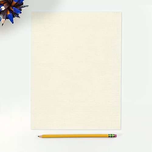 LUXPaper 8.5" x 11" Paper | Letter Size | Natural Linen | 80lb. Text | 250 Qty
