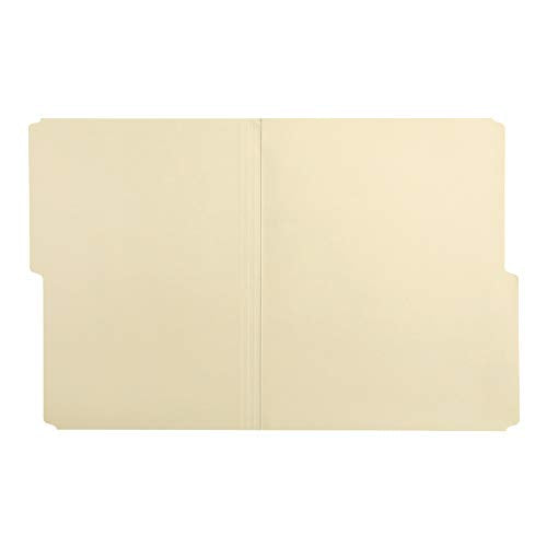Amazon Basics Manila File Folders Letter Size 8.5x11 36-Pack with 1/2 Tab - Left & Right