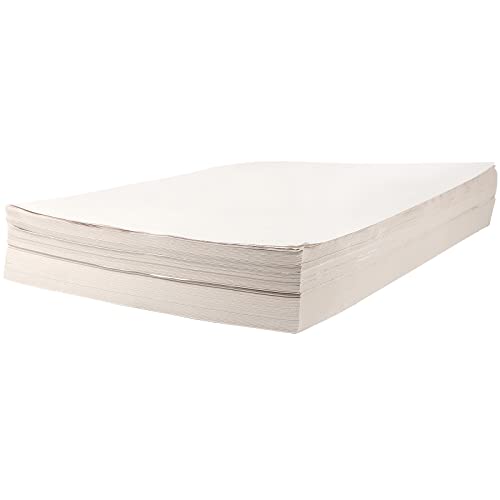 SINJEUN 500 Sheets 12 x 16 Inch Newsprint Packing Paper, Blank