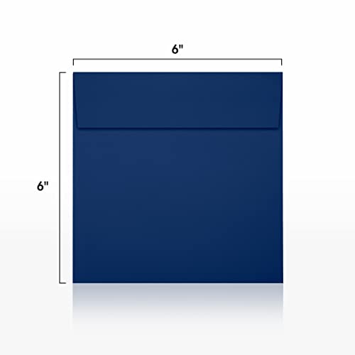 LUXPaper Square Invitation Envelopes | Peel & Press | 6" x 6" | Navy Blue | 80lb. Text | 250 Qty