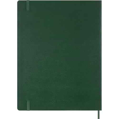 Moleskine 2026 15-Month Essential Planner, Soft Cover, Weekly Vertical, XXL (8.5" x 11"), Myrtle Green, 144 pages