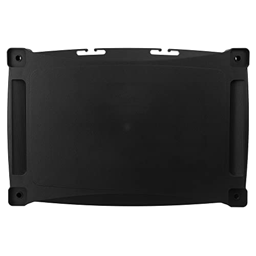 Kantek Extra Wide Single Level Height-Adjustable Monitor/Laptop Stand, 20-Inch Wide x 13.25-Inch Deep x 3 to 6.5-Inch High, Black (MS500)