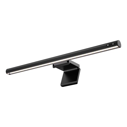 LYMAX Monitor Light Bar: Flat/Curved Screen LED Lights - Eye Caring Desk Lamp with Auto-dimming for Home/Office/Study/Gaming