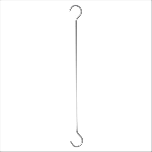 Clip Strip 50 Pack Ceiling and Window Double C Display Hook Sign Holders Brand, 12", Steel, 3/32" Diameter, Banner, Poster, and Sign Hanger