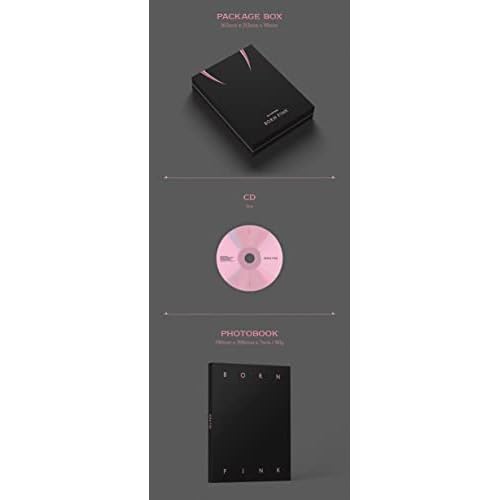 BLACK PINK : BORNPINK - BOX SET (PINK Version) 2nd Album CD+Postcard+Photobook+Envelope+Accordian Lyrics Paper+Large Photocard+Selfie Photocard+Instant Films