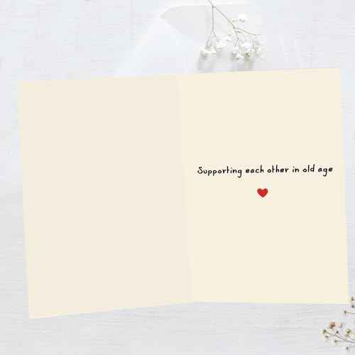 Funny Anniversary Card Gifts for Couple Husband Wife, Happy Wedding Anniversary Decoration for Men Women
