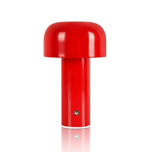Cordless Metal Desk Lamp, Touch Sensor Control LED Table Lamp,3 Color Stepless Dimmable Battery Powered Lamp,Night Light for Kids Nursery,Bedroom/Desk/Cafe
