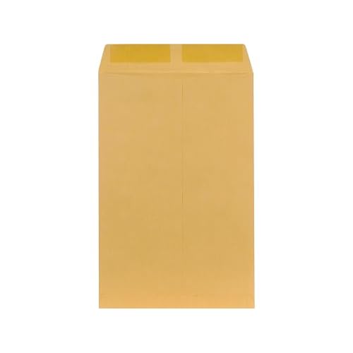 Staples 534768 Gummed Catalog Envelopes 10-Inch L X 15-Inch H Brown 100/Box (Spl534768)