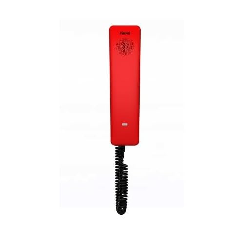 Fanvil - Hotel Phone, 2 SIp Lines, 10SIP Dial Keys, 1 Programmable Key, POE, RED case