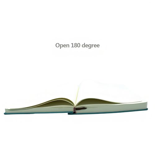 jooact Thick Sketchbook 660 Pages Notebook Soft Faux Leather Cover Journal 80GSM Paper Notepad Drawing Book Memo Writing Sketch Pad Diary Notebook