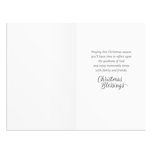 DaySpring - Black and White Christmas Classics - 60 Bulk Christmas Boxed Cards and Envelopes (U1347)