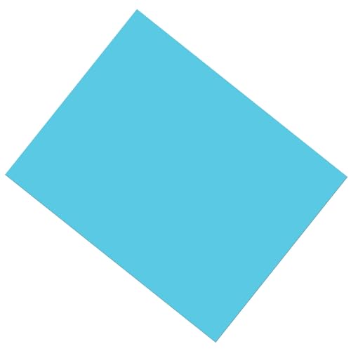 PEACOCK Pacon¢ç PAC53871 Coated Poster Board, Light Blue, 22" x 28", 25 Sheets