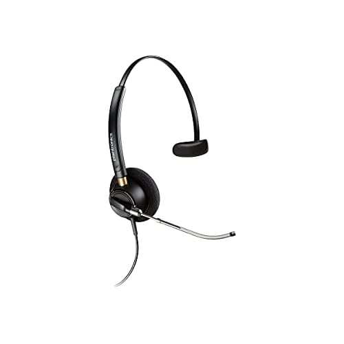 Plantronics 89435-01 Wired Headset, Black, 7 x 5.4 x 2.2 inches
