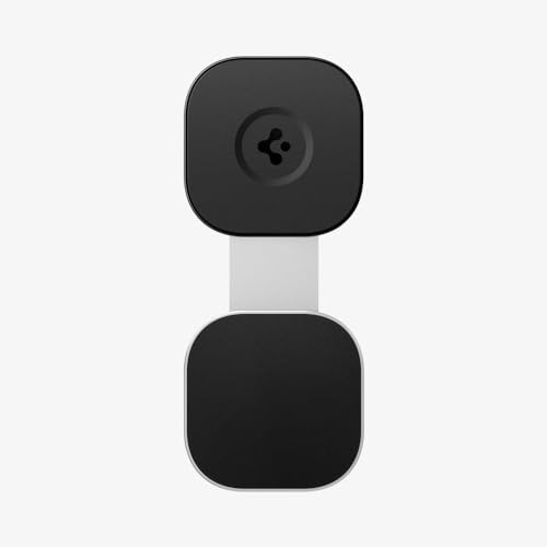 Spigen for MagSafe Mount, Compatible with iPhone 17/16/15/14/13/12, Pixel 10/Pro/Pro XL/Fold, Pixelsnap, AirPods Pro 3/2/1, AirPods 4/3 Magnetic Mounting on Laptops/Monitors - Silver (S312)