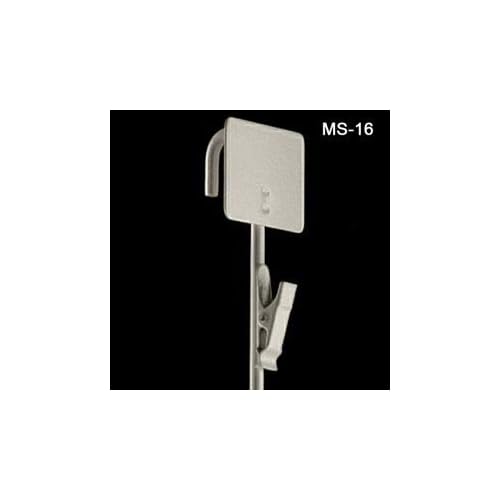 Metal Merchandising Strip 6 Stations MS-16, Pack of 10 | Clip Strip Powder Coated Steel Wand Retailer Strip | 17" Long