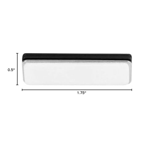 ExcelMark 60 Magnetic Name Badge Holders with 3 Premium Strength Neodymium Magnets