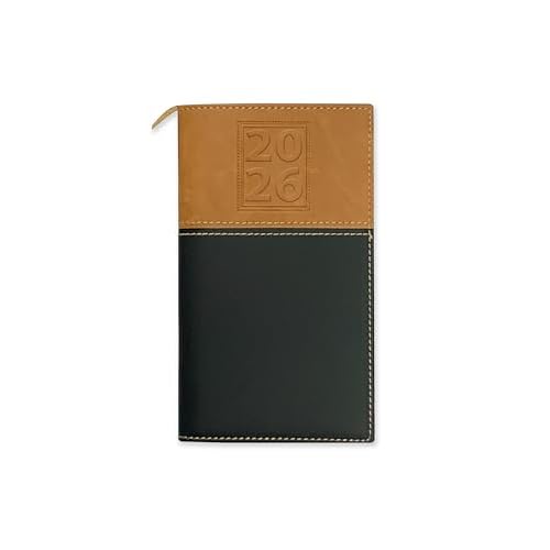 BookFactory 2026 Weekly Pocket Calendar 2026 Weekly Calendar 2026 Planner Agenda Organizer with Notepad (CAL-2026-POCKET(Organizer))