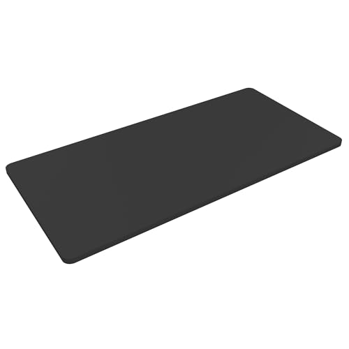 FLEXISPOT 40" x 24" 1" Thick Desk Top - Black, Full Piece, 42" Wide (Note: 40x24 in listed)