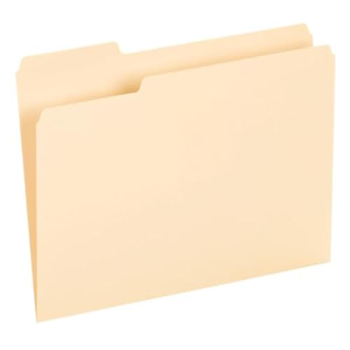 Pendaflex File Folders, Letter Size, 8-1/2" x 11", Classic Manila, 1/3-Cut Tabs in Left, Right, Center Positions, 100 Per Box (65213)