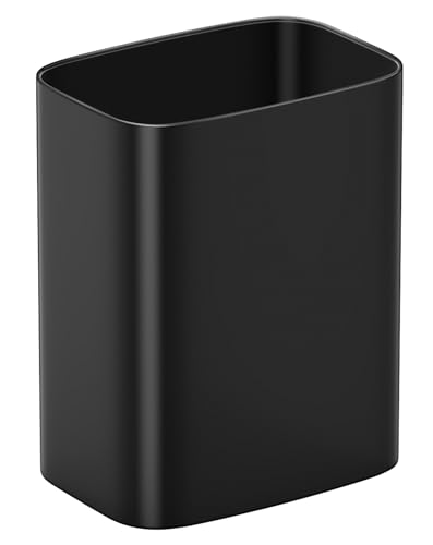 Cesun Black 3.4 Gallon Small Bathroom Trash Can, Under Sink Wastebasket