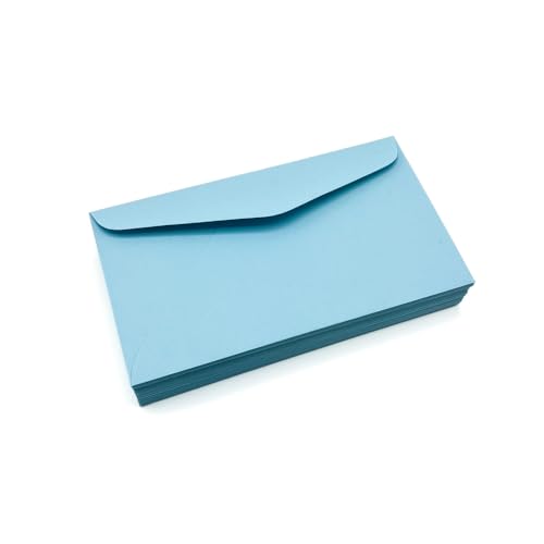 Limited Papers (TM) #6 3/4 Regular Envelope - Pastel - 24# (3 5/8 x 6 1/2) - Business Series (Blue, 500)