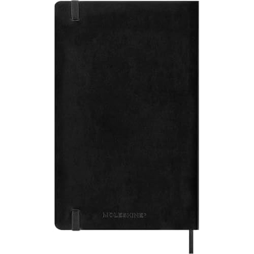Moleskine Classic 12 Month 2026 Monthly Planner, Soft Cover, Large (5" x 8.25"), Black, 128 pages