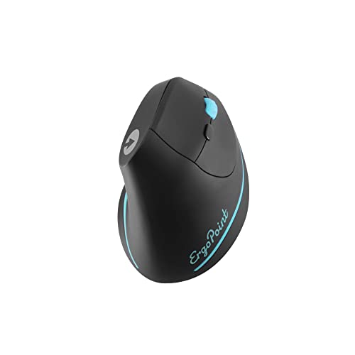 Swiftpoint ErgoPoint Ergonomic 6-Button Vertical Mouse for Health & Productivity, Office or WFH Compatible with Zoom, MS Teams, Skype & More