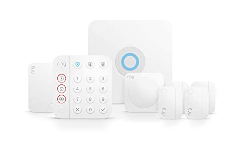 Ring Alarm 8-Piece Kit – Wireless Smart Home Security System | Expandable | Easy Setup | Mobile App Control | 24/7 Professional Monitoring | Alexa Compatible