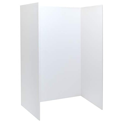Ghostline Foam Presentation Board 1/2" Faint Grid, 28" x 22", White 5