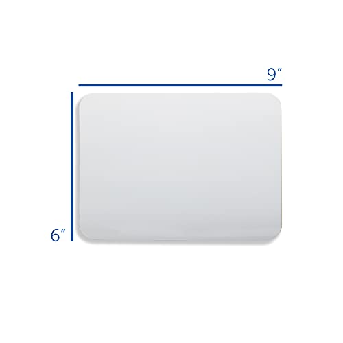 Flipside Products 6" x 9" Two-Sided Dry Erase White Boards, Classroom Pack, Double Sided Lapboard for Class, Reusable for Group Participation - 24 Pack