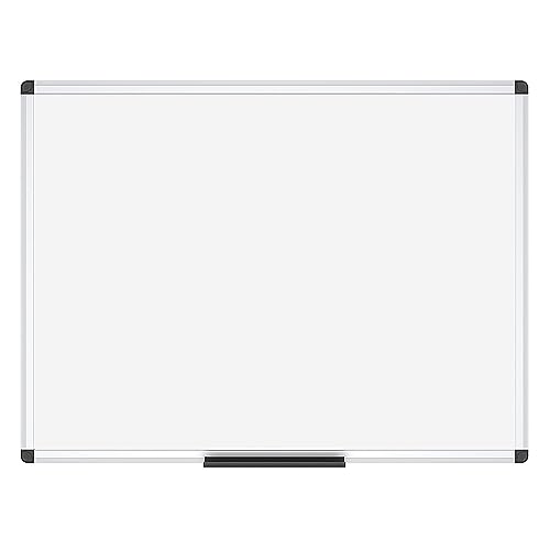 VIZ-PRO Dry Erase Board/Whiteboard, 36 X 24 Inches, Wall Mounted Board for School Office and Home