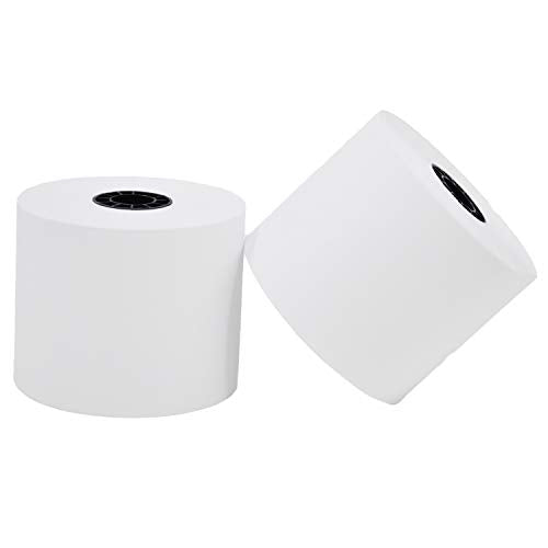 BuyRegisterRolls 12 Rolls White 2 1/4 x 150 ft Adding Machine Tape Paper