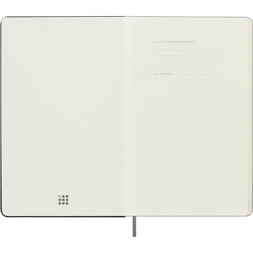 Moleskine Classic Weekly Undated Planner, Hard Cover, Large (5" x 8.25"), Black, 288 pages