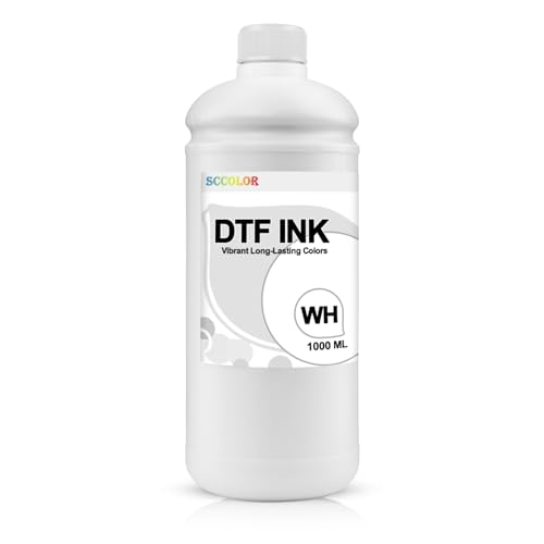 DTF Ink 1000ML 1 Pack Premium DTF Ink Water Base Digital Inkjet Ink Refill for Direct to Film Printers with Printhead L1800 L805 R1390 4720 I3200 XP600 DX7 DX5 5113