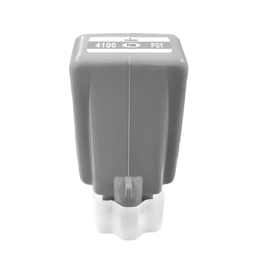 PFI-4100 PGY Ink Cartridge 80ml Pigment PFI 4100 Ink Tank Replacement for Canon imagePROGRAF PRO-1100 Printer (1-Pack, Photo Gray)