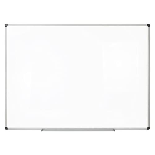 Realspace Magnetic Dry-Erase Whiteboard 36x48 Inches Silver Frame