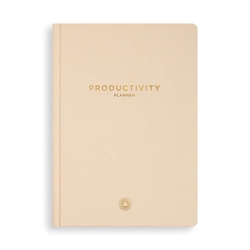 Intelligent Change - 3-Month Productivity Planner, Productivity Tools for Time-Management and Mindfulness, Daily To-Do List, A5 Undated Quarterly Planner, Beige (Beige)