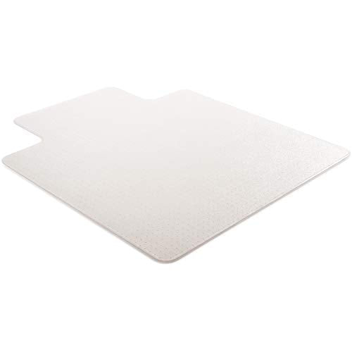 Lorell, LLR69166, Wide Lip Medium Pile Chairmat, 1 Each, Clear