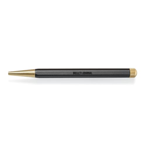 LEUCHTTURM1917 - Official Bullet Journal Writing Pen Special Edition Drehgriffel Built for BuJo - Gel Pen Stylus with Black Ink Included (Black)