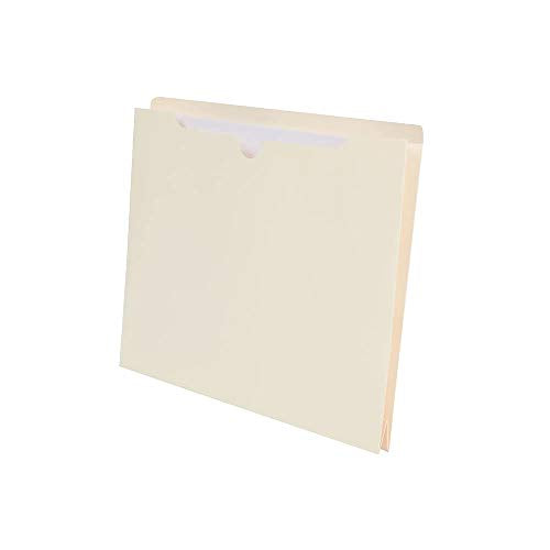Staples Jacket File Folders, 2 Inch Expandable Sides, Letter Size, Perfect for Home, Office or Classroom, 50-Pack, Manila