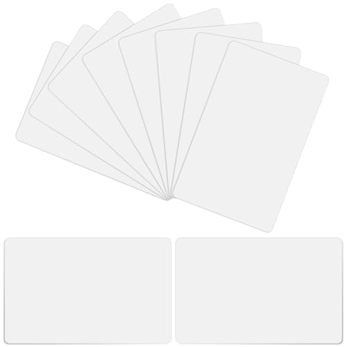200pcs NFC Cards, Rewritable NTAG215 NFC Tags Programmable NFC Tags White Blank PVC Cards, 504 Bytes Memory NFC Business Card Chip for NFC Enabled Devices Phone Calls Automatically Commands