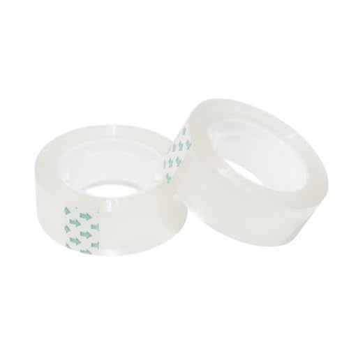 30 Rolls Transparent Clear Tape Refills for Dispenser, Sturdy Tape(Not Easily Tear), 0.7 Inch, 27.3 Yard, Perfect for Office, Home, School