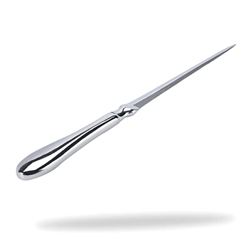 Letter Opener, 1 PCS Silver Envelope Opener Knifes, Metal Letter Opening Knife, 9 Inches Envelope Slitter (Sliver 1PCS)