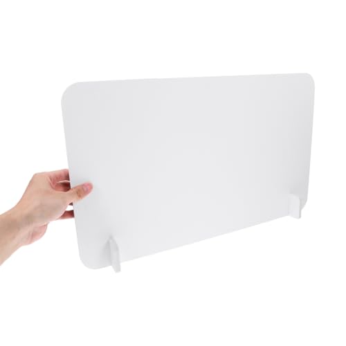 Cabilock Safety Splash Shield Panel Barrier 50cmx30cm PVC Material Guard Isolation Board for School Hotel Office