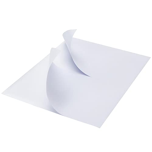 MFLABEL Half Sheet Shipping Labels - 200 Self Adhesive Sticker Sheets for Laser & Inkjet Printers, Waterproof & Smudge-Free, with 12 Free Fragile Labels for Packaging, Shipping and Crafting