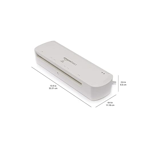 Amazon Basics 9-Inch Thermal Laminator Machine with Quick Warm-Up & 2 Heat Settings