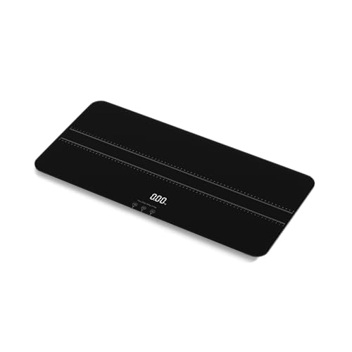 SIKE Medium-Small Veterinary Scale, Dog Scale (¡¾10g) Accuracy, Max 220lbs, Digital Pet Scales and USB Recharging Cord Included, 27 x 13 inch Tempered Glass Platform with Anti Slip Sticker